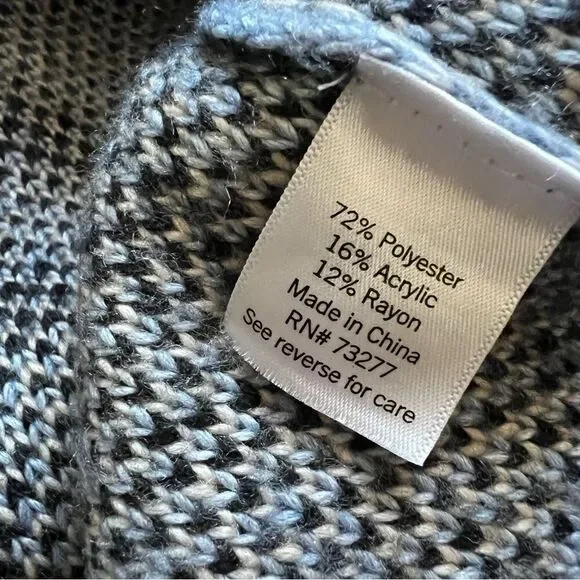 Nine West leopard flare sleeve sweater - Picture 4 of 6